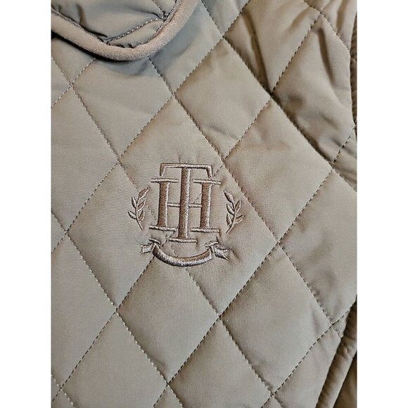 NWT Tommy Hilfiger Medium Womens Quilted Jacket Olive Juniper Green Item 1699187 - Picture 2 of 13